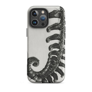 Polystichum Munitum (prickly Shield–fern) - Karl Blossfeldt Iphone Case, 16 Pro Max / Matte, Fern-patterned Phone Case