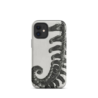 Polystichum Munitum (prickly Shield–fern) - Karl Blossfeldt Phone Case Iphone 12 Mini / Matte Fern-patterned Phone Case Karl Blossfeldt,