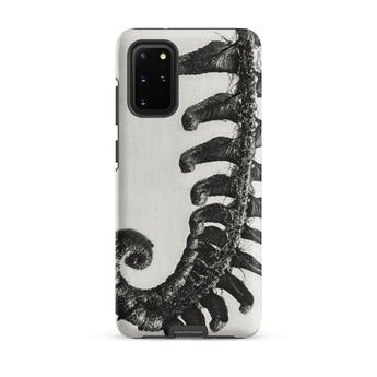 Polystichum Munitum (prickly Shield–fern) - Karl Blossfeldt Phone Case Samsung Galaxy S20 Plus / Matte Black White Fern Phone Case Detailed