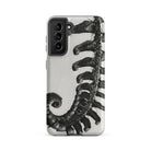 Polystichum Munitum (prickly Shield–fern) - Karl Blossfeldt Samsung Case, Galaxy S21 Fe / Matte, Smartphone Black White Fern-themed