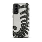 Polystichum Munitum (prickly Shield–fern) - Karl Blossfeldt Samsung Case, Galaxy S21 Plus / Matte, Smartphone Case Black White Fern Frond