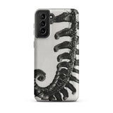 Polystichum Munitum (prickly Shield–fern) - Karl Blossfeldt Samsung Case, Galaxy S21 Plus / Matte, Smartphone Case Black White Fern Frond