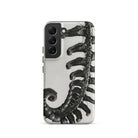 Polystichum Munitum (prickly Shield–fern) - Karl Blossfeldt Samsung Case, Galaxy S22 / Matte, Smartphone Case Black White Fern Pattern