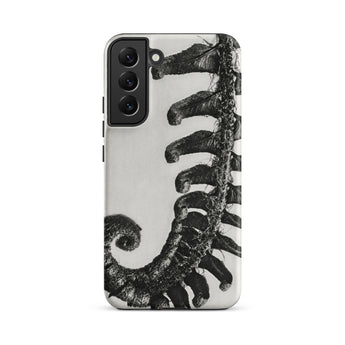 Polystichum Munitum (prickly Shield–fern) - Karl Blossfeldt Samsung Case, Galaxy S22 Plus / Matte, Black White Fern Pattern Phone Case