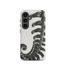 Polystichum Munitum (prickly Shield–fern) - Karl Blossfeldt Samsung Case, Galaxy S24 / Matte, Phone Case Black White Fern Design