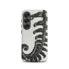 Polystichum Munitum (prickly Shield–fern) - Karl Blossfeldt Samsung Case, Galaxy S25 / Matte, Smartphone Case Black White Fern Pattern