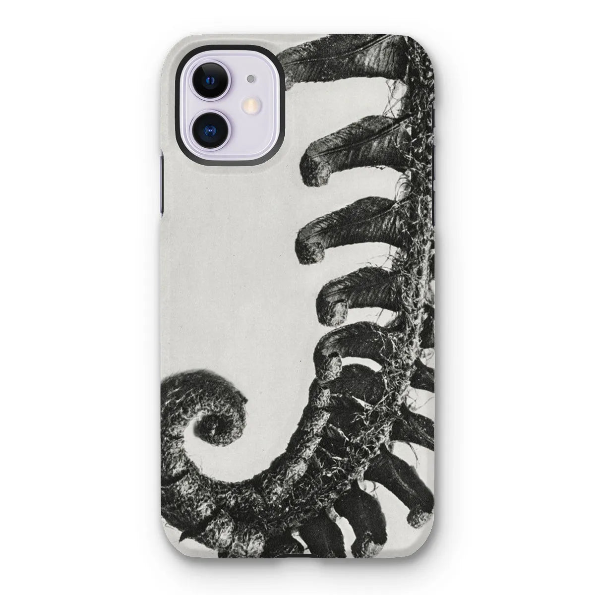 Polystichum Munitum (prickly Shield–fern) By Karl Blossfeldt Tough Phone Case - Iphone 11 / Matte - Mobile Phone