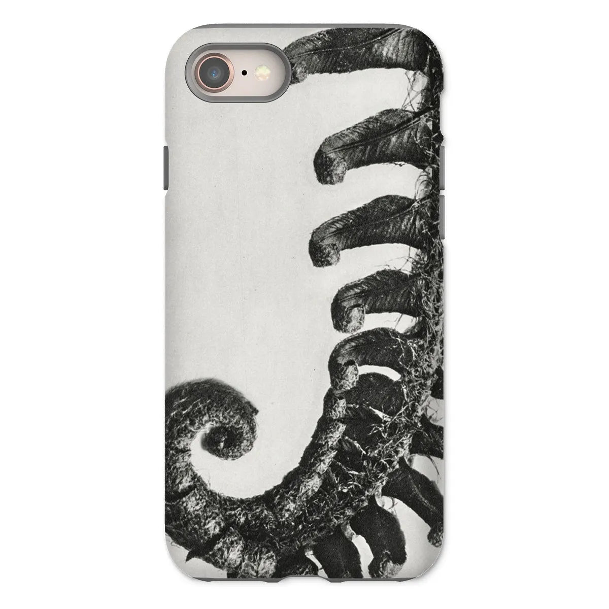 Polystichum Munitum (prickly Shield–fern) By Karl Blossfeldt Tough Phone Case - Iphone 8 / Matte - Mobile Phone Cases