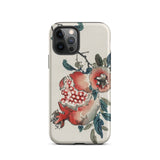 Pomegranate - Kōno Bairei Kacho-ga Fruit Iphone Case, 12 Pro / Matte, Pomegranate-themed Phone Case