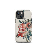 Pomegranate - Kōno Bairei Kacho-ga Fruit Iphone Case, 13 Mini / Matte, Pomegranate-themed Phone Case