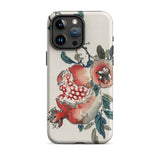 Pomegranate - Kōno Bairei Kacho-ga Fruit Iphone Case, 15 Pro Max / Matte, Pomegranate-themed Phone Case