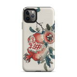 Pomegranate - Kono Bairei Kacho-ga Fruit Phone Case Phone Case Pomegranate Design Kōno Bairei, Bairei’s Pomegranate, Pocket-sized Meiji
