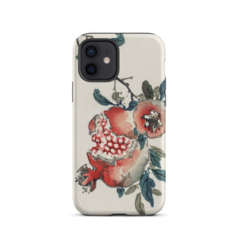 Pomegranate - Kono Bairei Kacho-ga Fruit Phone Case Pomegranate-themed Iphone Case Kōno Bairei, Bairei’s Pomegranate, Pocket-sized Meiji