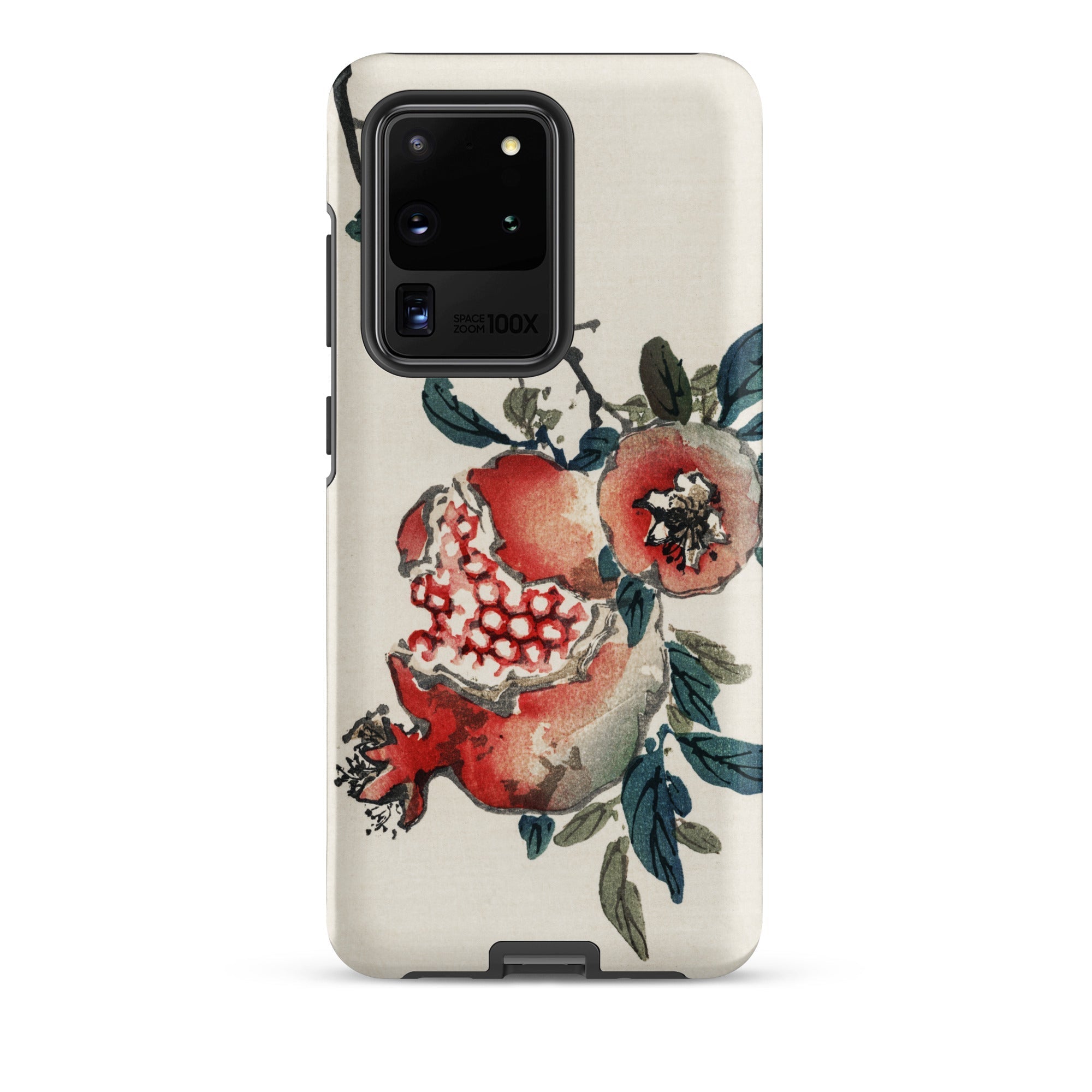 Pomegranate Kōno Bairei Kacho Ga Fruit Samsung Case, Galaxy S20 Ultra / Matte, Phone Case Pomegranate Design