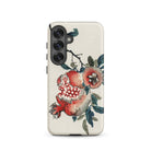 Pomegranate Kōno Bairei Kacho Ga Fruit Samsung Case, Galaxy S25 / Matte, Smartphone Case Pomegranate Foliage Design