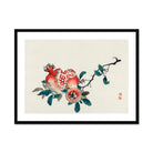 Pomegranate - Kōno Bairei Meiji-era Fruit Art Print Posters Prints & Visual Artwork