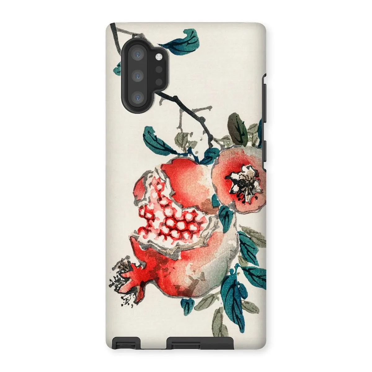 Pomegranate - Meiji Period Ukiyo-e Phone Case - Kōno Bairei - Samsung Galaxy Note 10p / Matte - Mobile Phone Cases