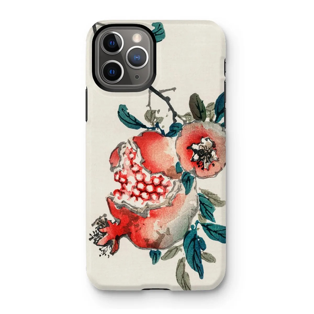 Pomegranate - Meiji Period Ukiyo-e Phone Case - Kōno Bairei - Iphone 11 Pro / Matte - Mobile Phone Cases - Aesthetic