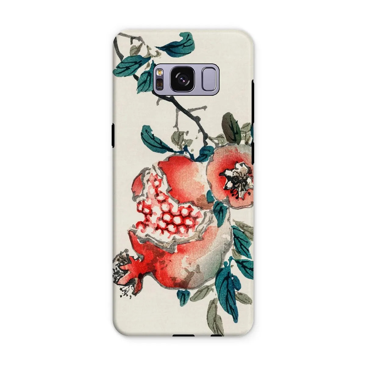 Pomegranate - Meiji Period Ukiyo-e Phone Case - Kōno Bairei - Samsung Galaxy S8 Plus / Matte - Mobile Phone Cases
