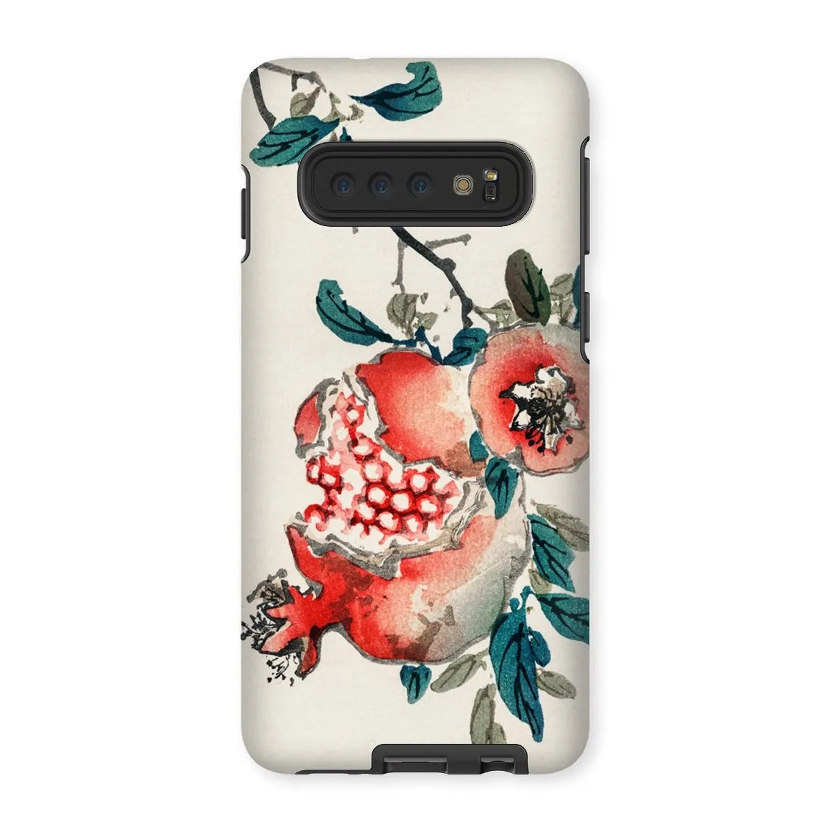 Pomegranate - Meiji Period Ukiyo-e Phone Case - Kōno Bairei - Samsung Galaxy S10 / Matte - Mobile Phone Cases