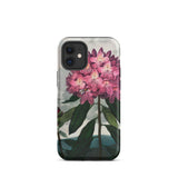 Pontic Rhododendron - Robert John Thornton Iphone Case, 12 Mini / Matte, Floral Patterned Phone Case