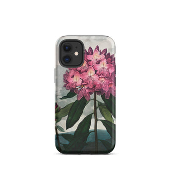 Pontic Rhododendron - Robert John Thornton Iphone Case, 12 Mini / Matte, Floral Patterned Phone Case