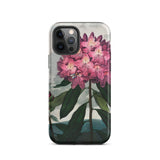 Pontic Rhododendron - Robert John Thornton Iphone Case, 12 Pro / Matte, Floral-patterned Phone Case