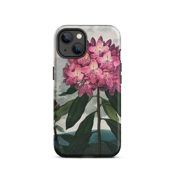 Pontic Rhododendron - Robert John Thornton Iphone Case, 13 / Matte, Floral-patterned Iphone Case