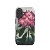 Pontic Rhododendron - Robert John Thornton Iphone Case, 16 / Matte, Floral-patterned Phone Case