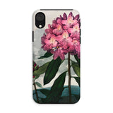 Pontic Rhododendron - Robert John Thornton Iphone Case, Xr / Matte, Floral Phone Case