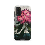 Pontic Rhododendron - Robert John Thornton Phone Case Samsung Galaxy S20 / Matte Phone Case Detailed Illustration Vibrant Pink Rhododendron