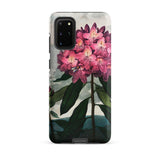 Pontic Rhododendron - Robert John Thornton Phone Case Samsung Galaxy S20 Plus / Matte Phone Case Detailed Illustration Vibrant Pink