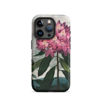 Pontic Rhododendron - Robert John Thornton Phone Case Iphone 15 Pro / Matte Floral-patterned Phone Case Pontic Rhododendron, Thorpe Iphone