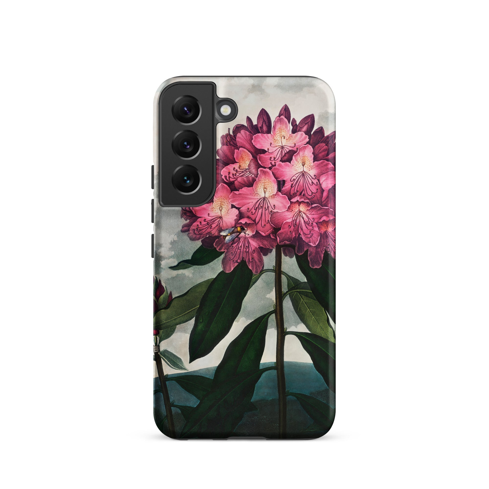 Pontic Rhododendron Robert John Thornton Samsung Case, Galaxy S22, Smartphone Case Pink Rhododendron Flower Design