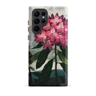 Pontic Rhododendron Robert John Thornton Samsung Case, Galaxy S22 Ultra, Smartphone Case Adorned Vibrant Floral Design Pink Rhododendron