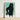 Black Poodle Illustration Light Wood Frame Teal Background Moriz Jung, Canine Charisma Explosion, Vintage Graphic Dog