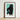 Black Poodle Illustration Print Frame White Set Teal Moriz Jung, Canine Charisma Explosion, Vintage Graphic Dog