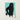 Black Poodle Illustration Teal White Card Moriz Jung, Canine Charisma Explosion, Vintage Graphic Dog