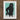 Black Poodle Art Print White Frame Teal Background Moriz Jung, Canine Charisma Explosion, Vintage Graphic Dog