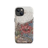 Poppies & Honeysuckle - William Morris Iphone Case, 13 / Matte, Floral-patterned Phone Case