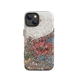 Poppies & Honeysuckle - William Morris Iphone Case, 14 / Matte, Floral Patterned Phone Case