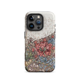 Poppies & Honeysuckle - William Morris Iphone Case, 15 Pro / Matte, Floral-patterned Smartphone Case