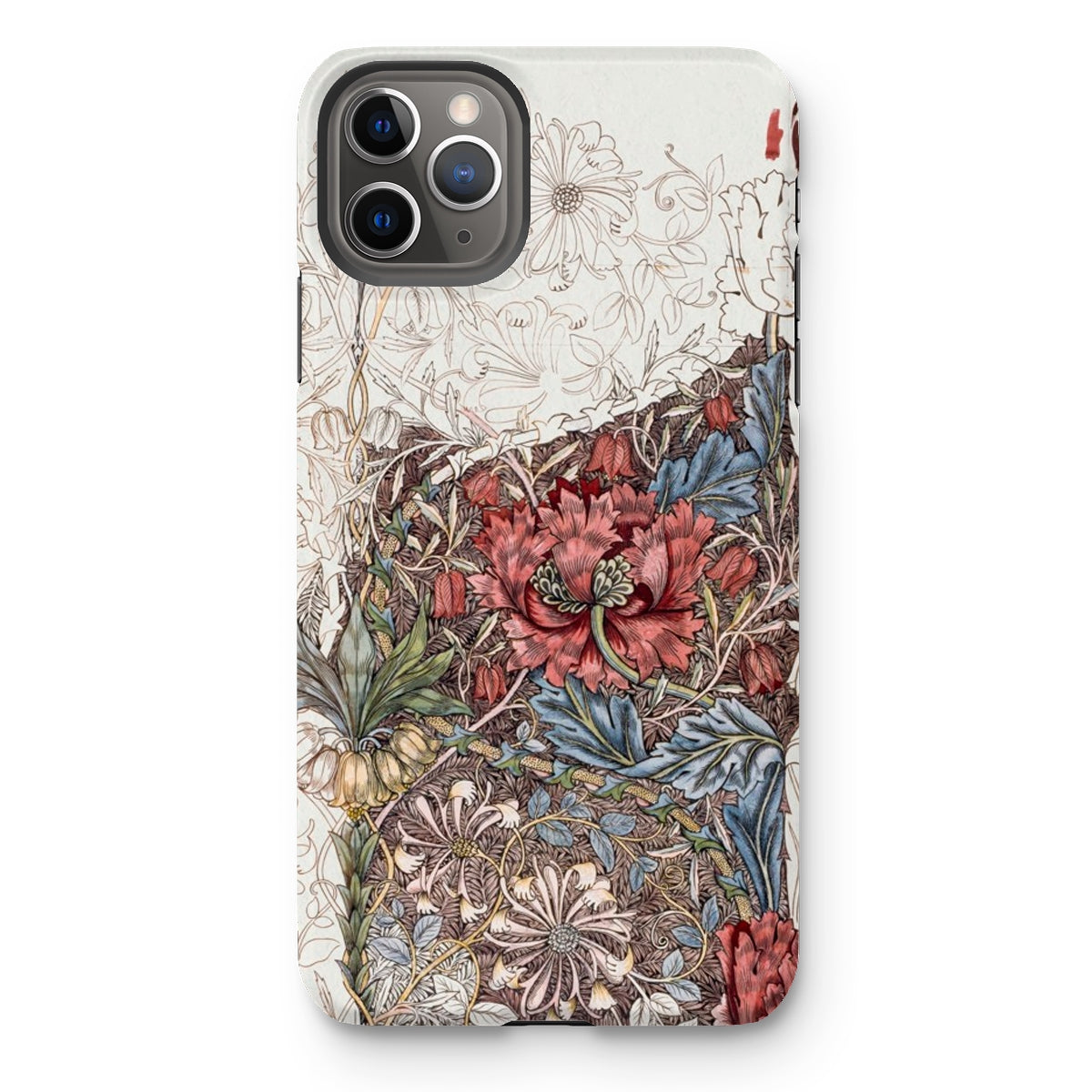 Poppies & Honeysuckle - William Morris Iphone Case - 11 Pro Max / Matte