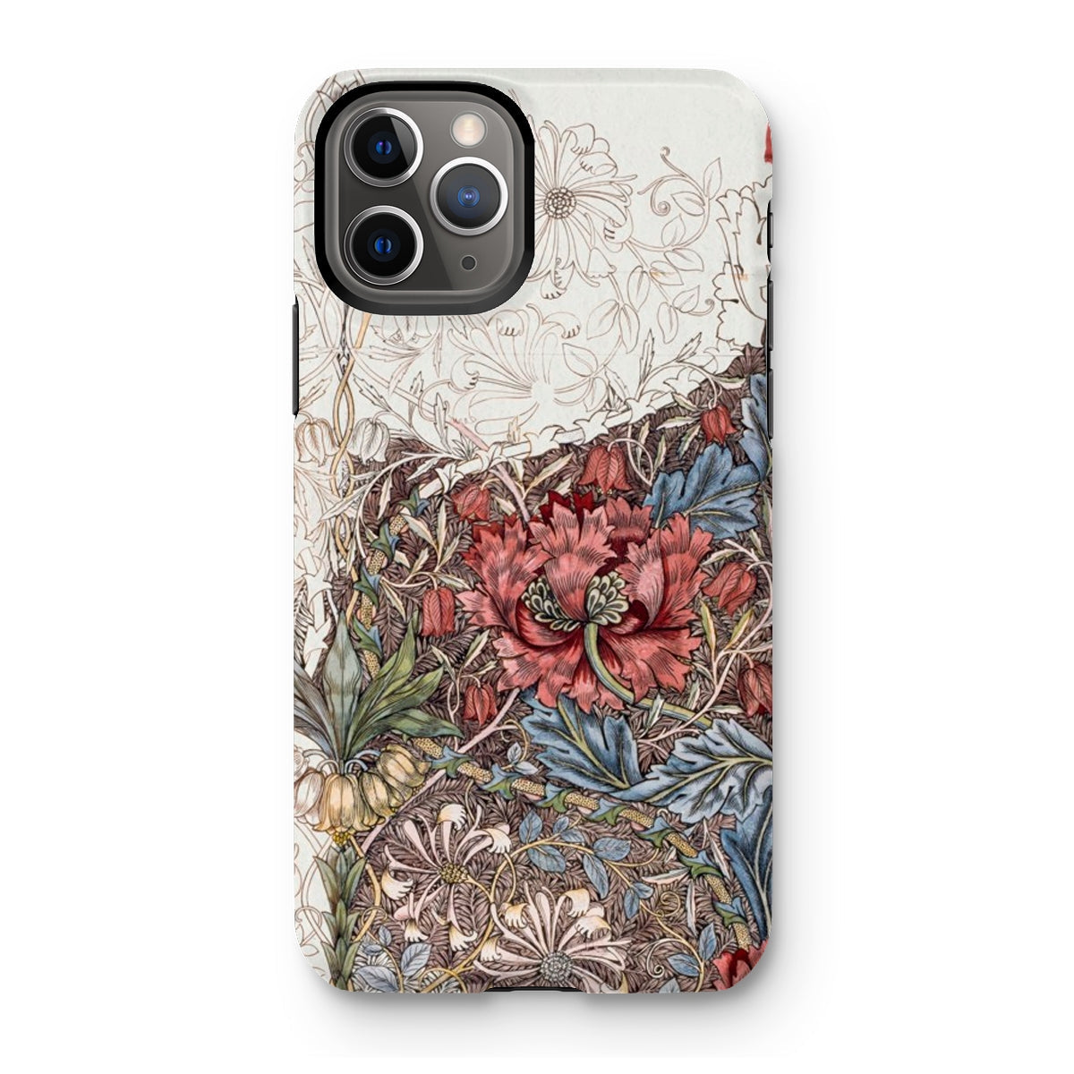 Poppies & Honeysuckle - William Morris Iphone Case - 11 Pro / Matte