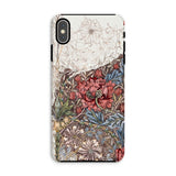 Poppies & Honeysuckle - William Morris Iphone Case, Xs Max / Matte, Floral Patterned Phone Case