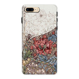 Poppies & Honeysuckle - William Morris Phone Case Iphone 8 Plus / Matte Floral Patterned Phone Case William Morris Floral, Iphone Case,