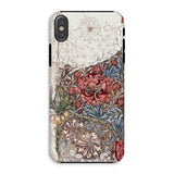 Poppies & Honeysuckle - William Morris Phone Case Iphone Xs / Matte Floral Patterned Phone Case William Morris Floral, Iphone Case,