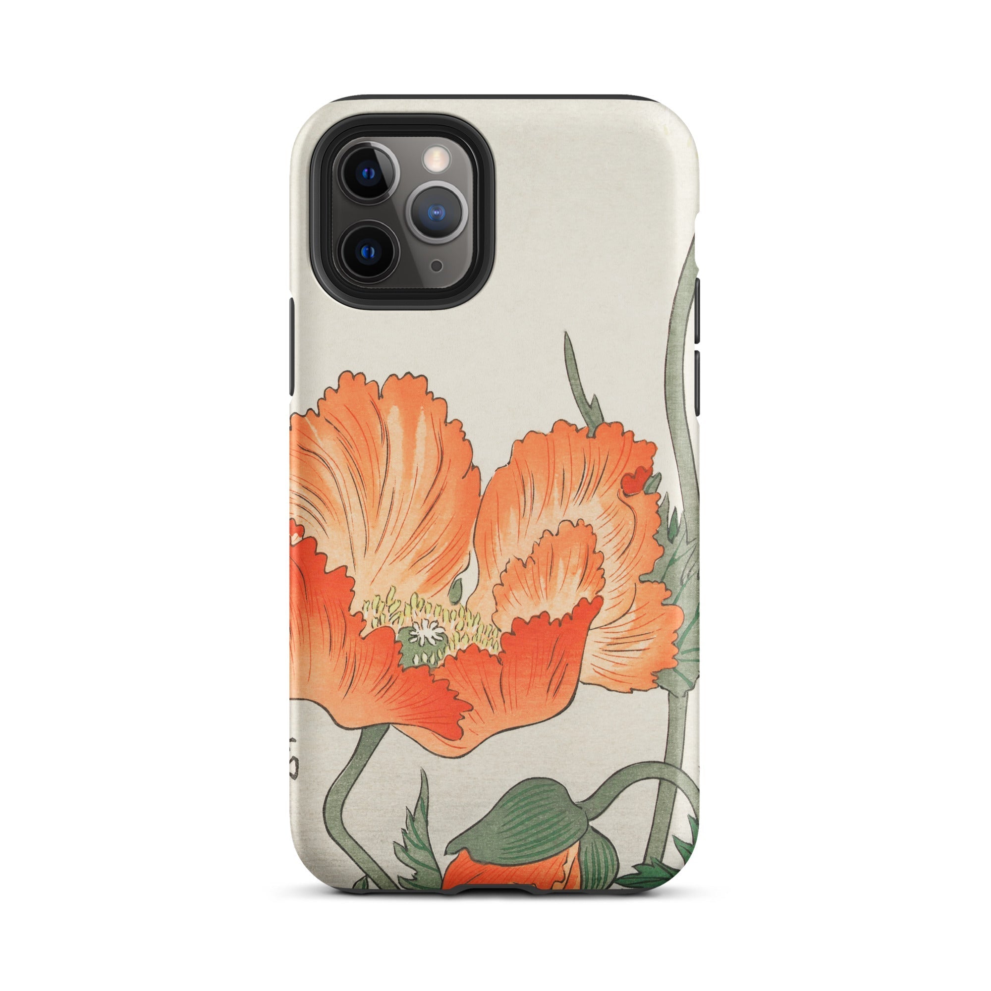 Poppies Ohara Koson Shin Hanga Iphone Case, 11 Pro / Matte, Floral Patterned Iphone Case