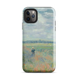 Poppy Fields Near Argenteuil - Claude Monet Iphone Case, 11 Pro Max / Gloss, Mobile Phone Cases, Toby Leon