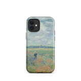 Poppy Fields Near Argenteuil - Claude Monet Iphone Case, 12 Mini / Matte, Mobile Phone Cases, Toby Leon
